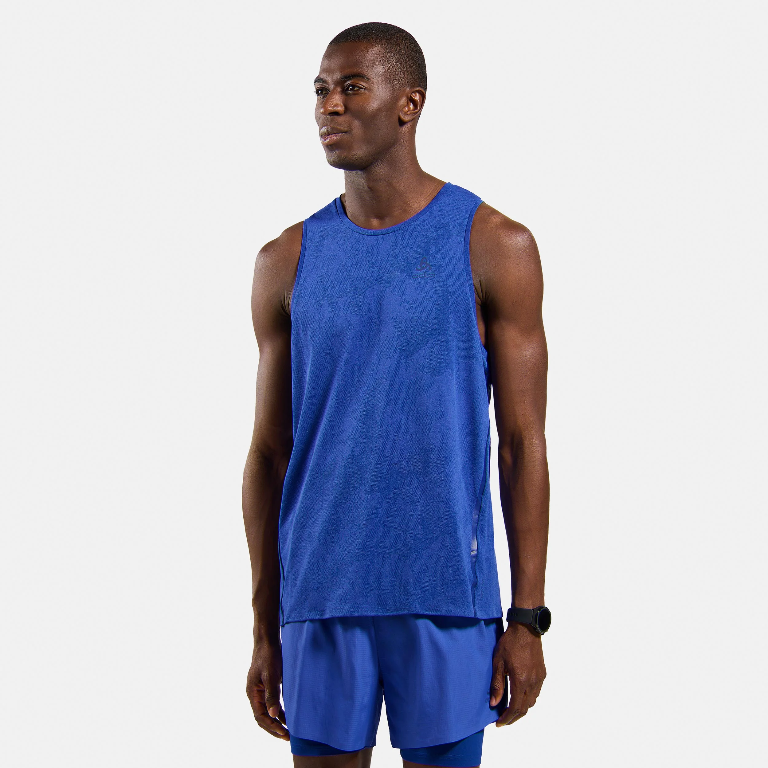 Zeroweight Engineered Chill-Tec Hardloopshirt Heren-blauw - Image 3