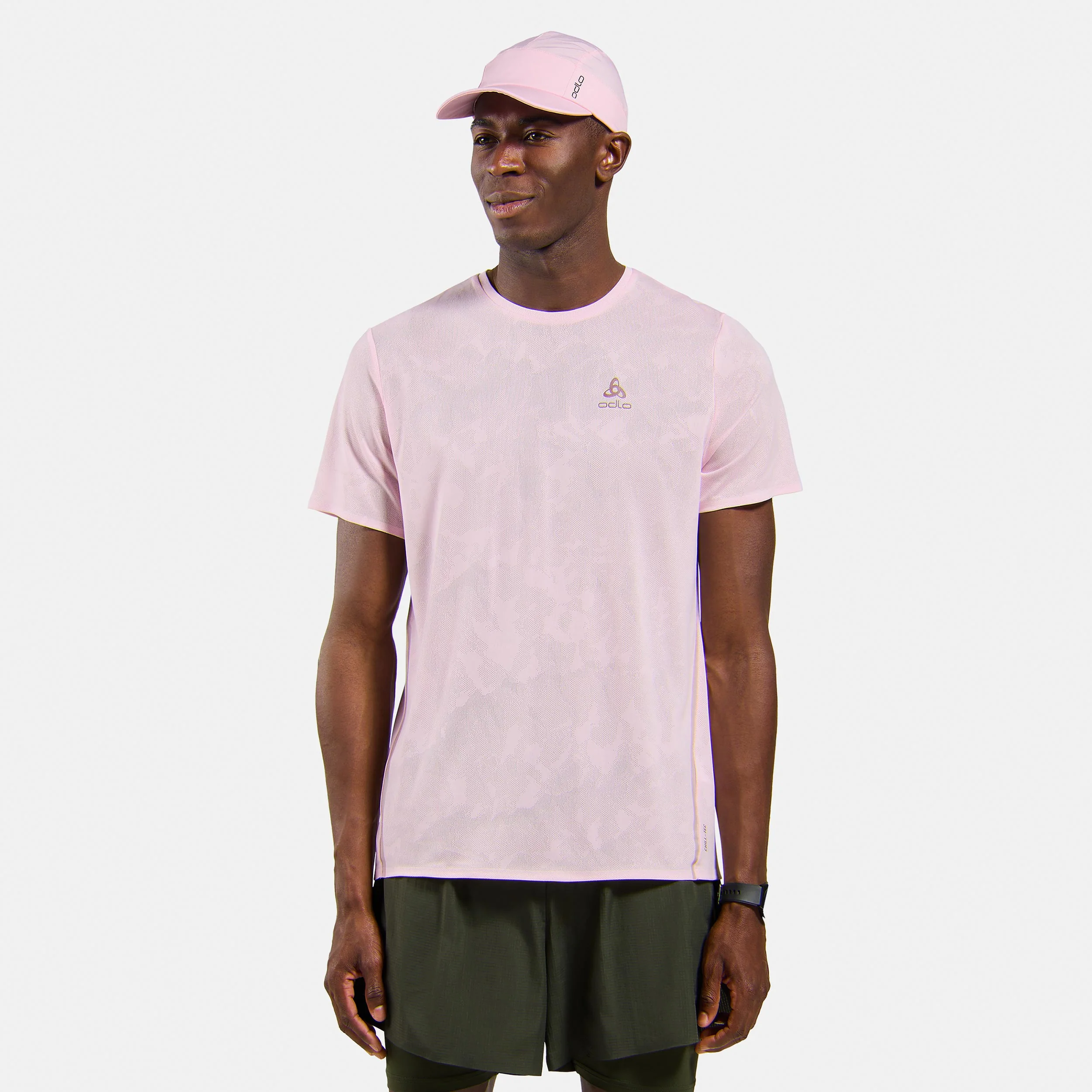 Zeroweight Engineered Chill-Tec Hardloopshirt Heren-pink - Image 3
