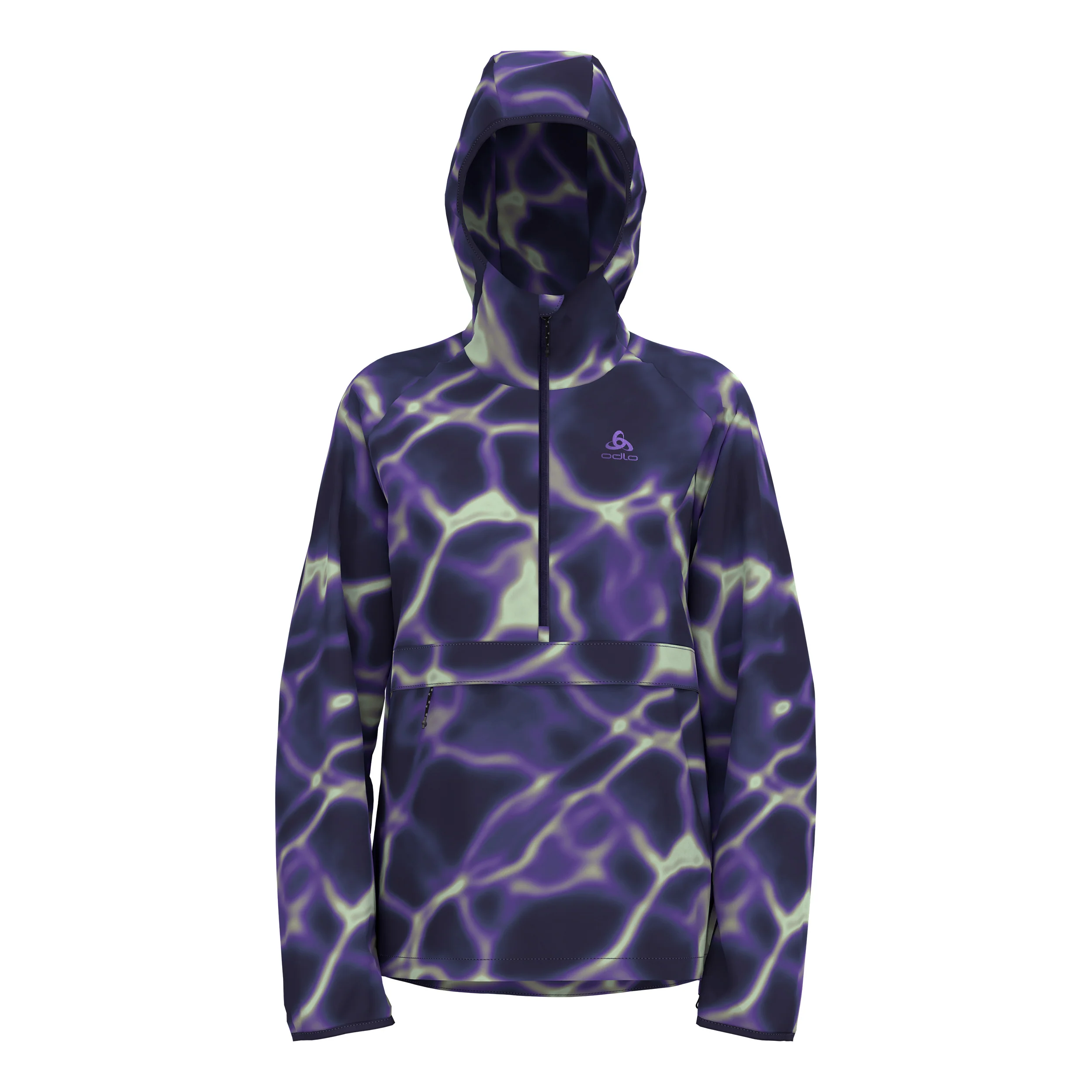 Zeroweight Print Hardloopjas Dames-Paars