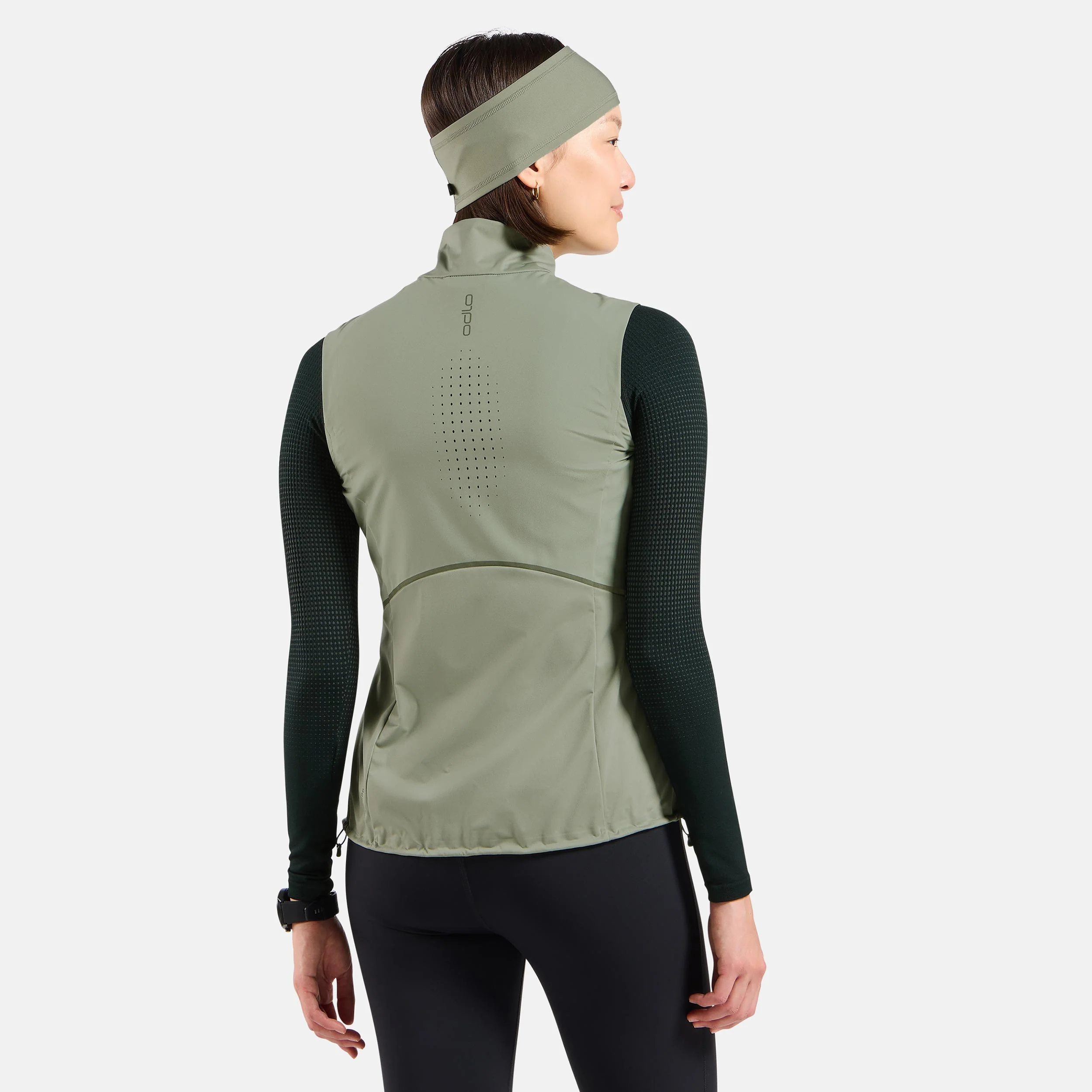 Zeroweight Warm Hardloopvesten Dames - olijf - Image 4