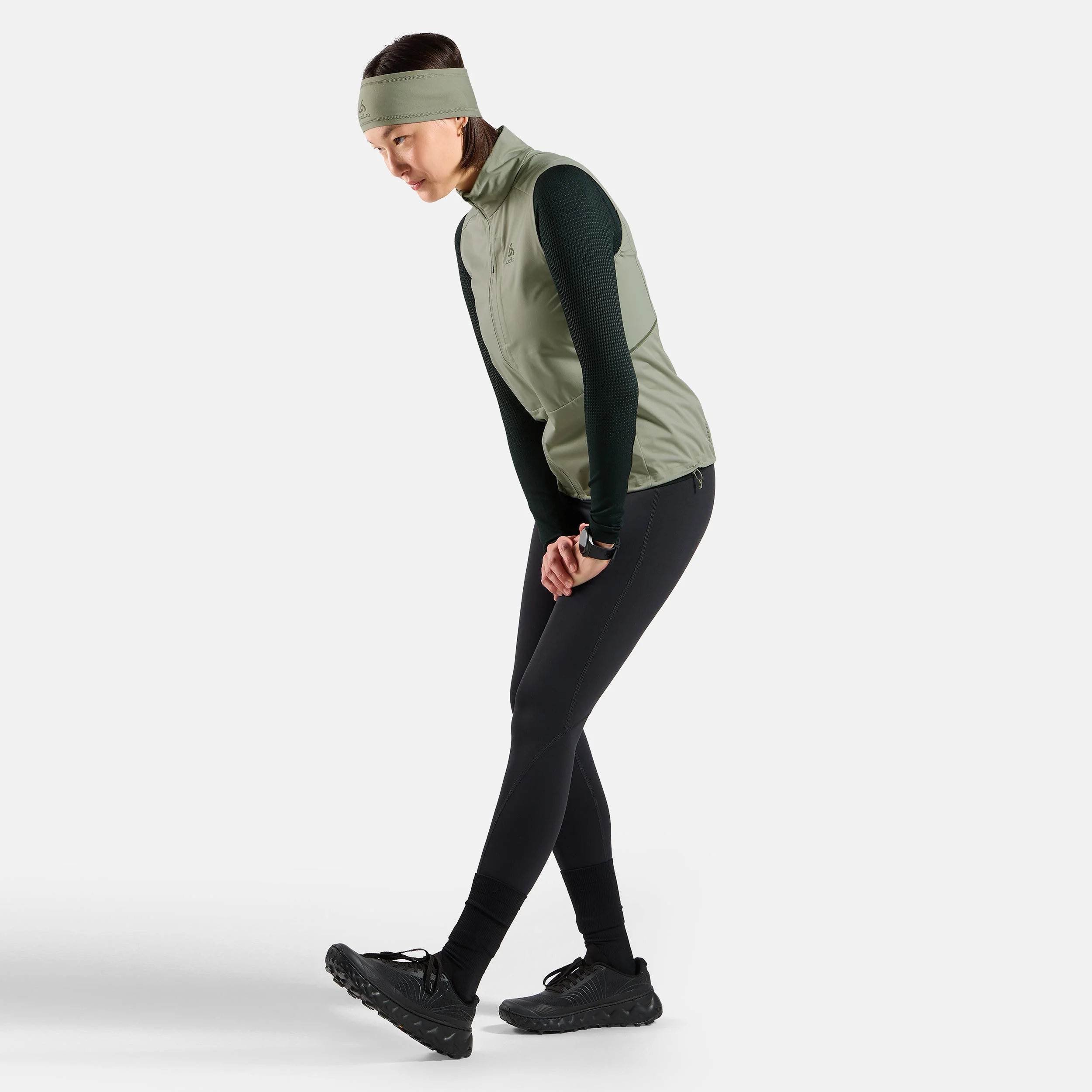 Zeroweight Warm Hardloopvesten Dames - olijf - Image 7