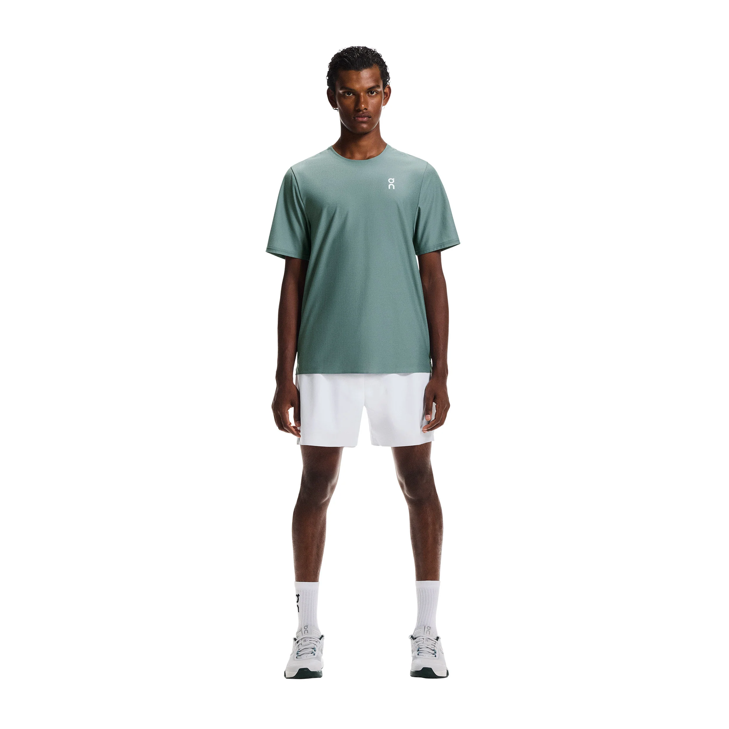 5in Court Shorts Heren - wit - Image 2