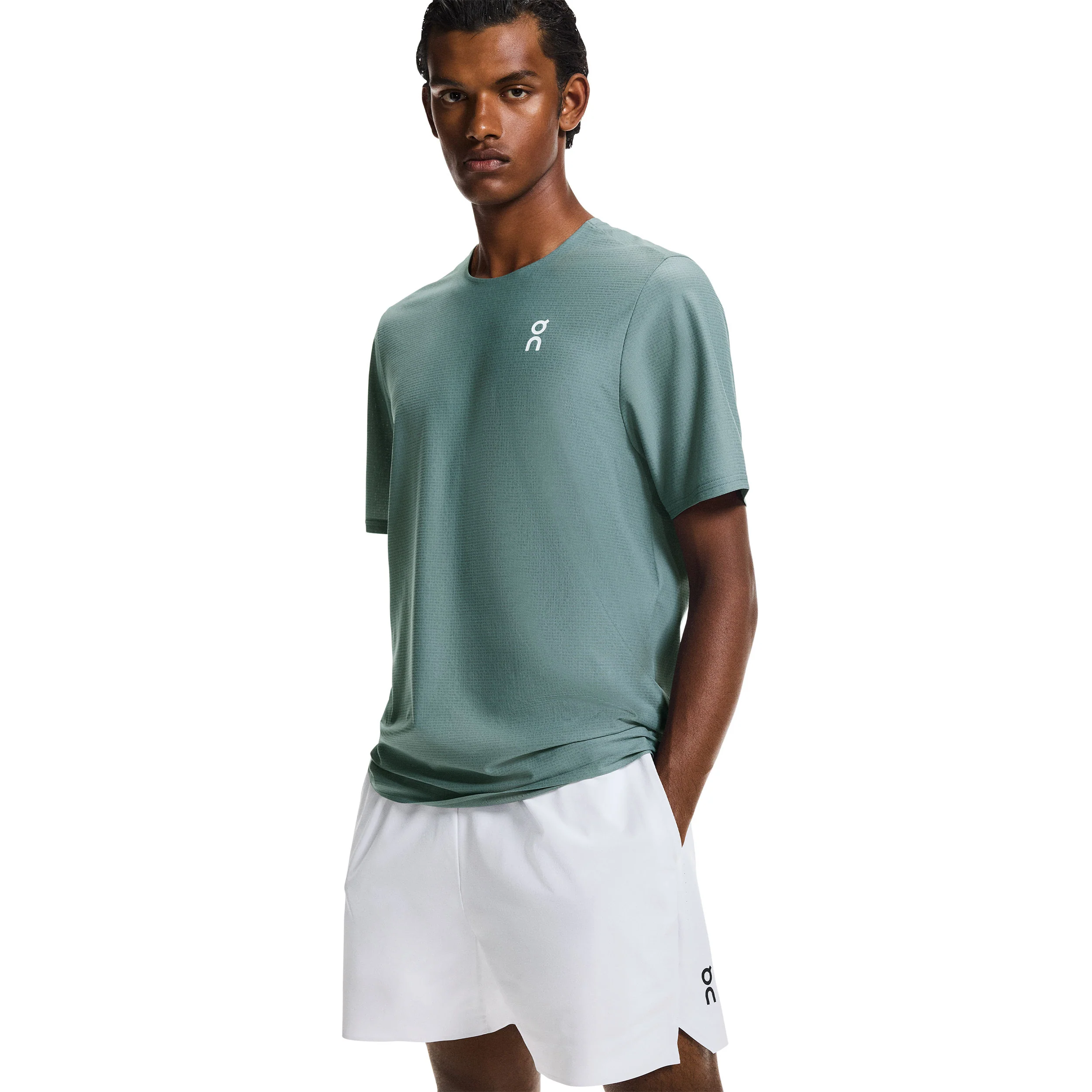 5in Court Shorts Heren - wit - Image 4