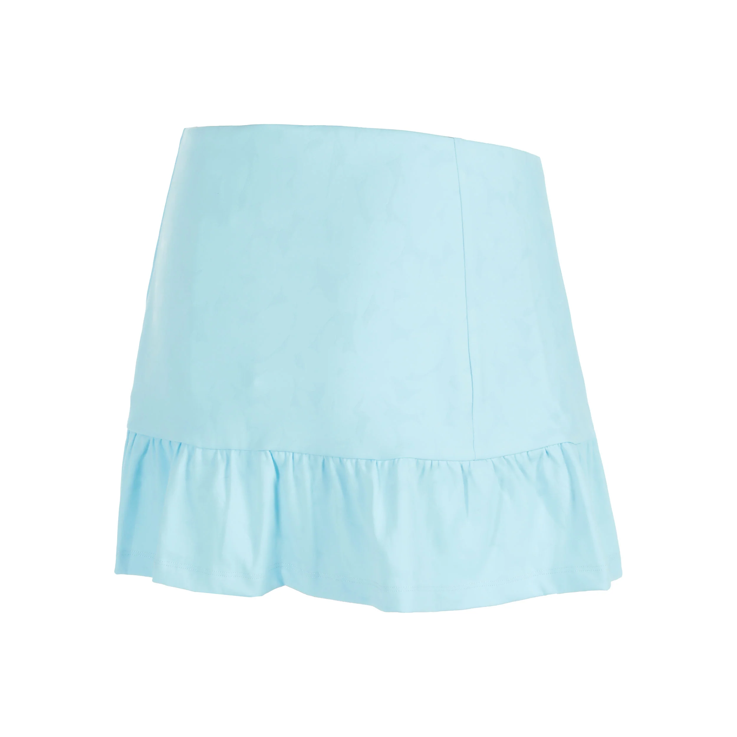 Floral Jacquarded Rok Dames-Lichtblauw - Image 2