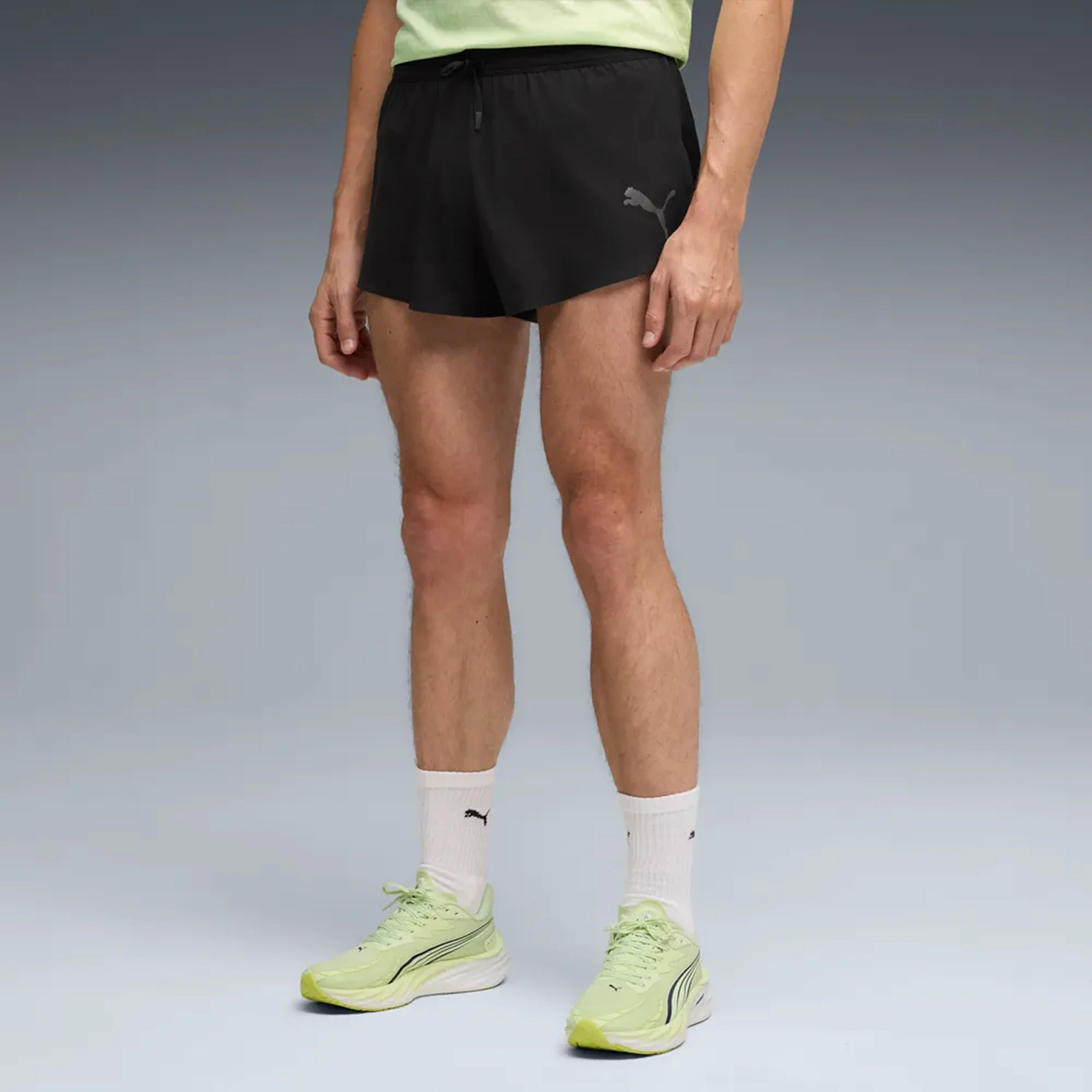 Lightspeed Ultraweave 2in Split Hardloopshorts Heren - zwart
