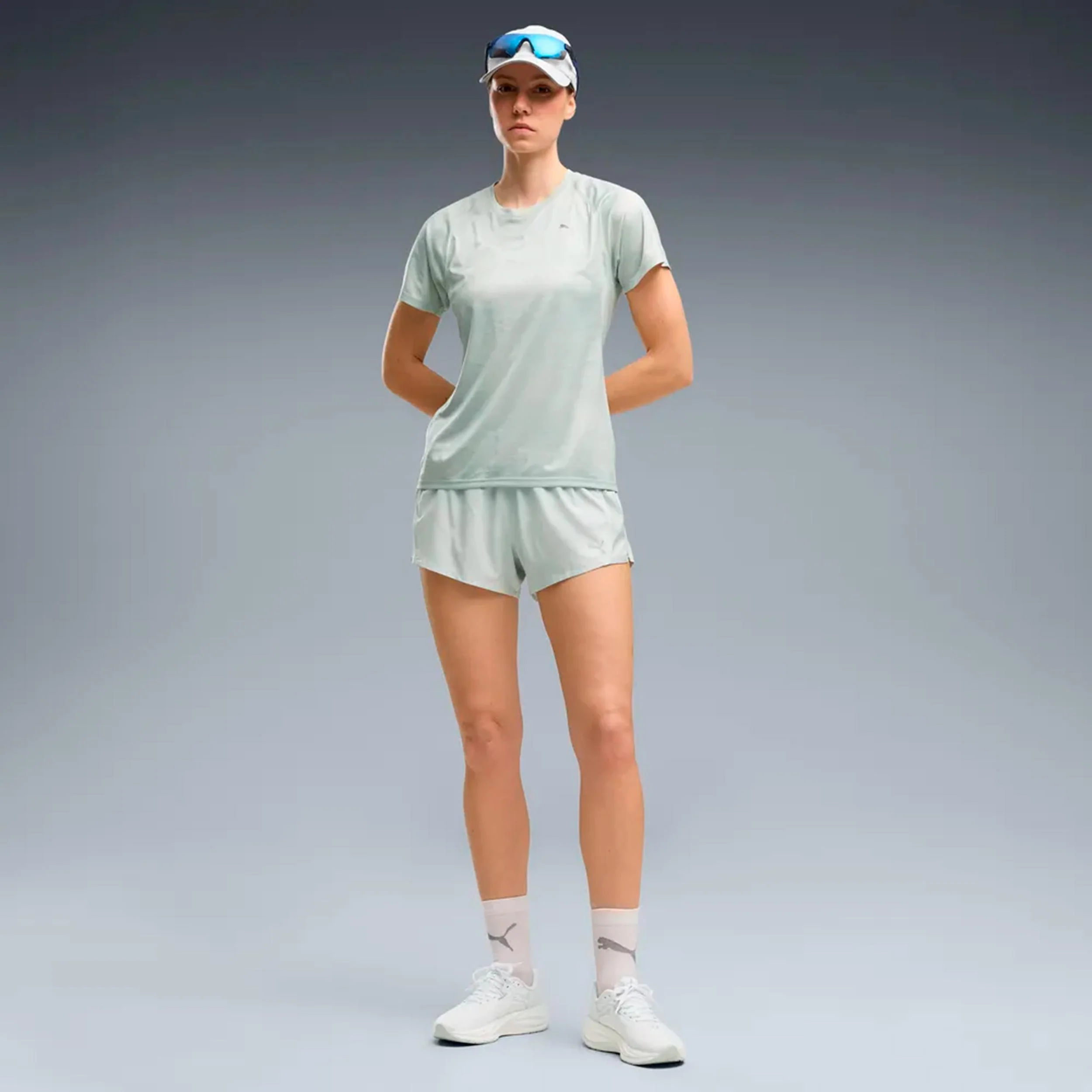 Velocity AOP Hardloopshirt Dames - lichtgroen - Image 3
