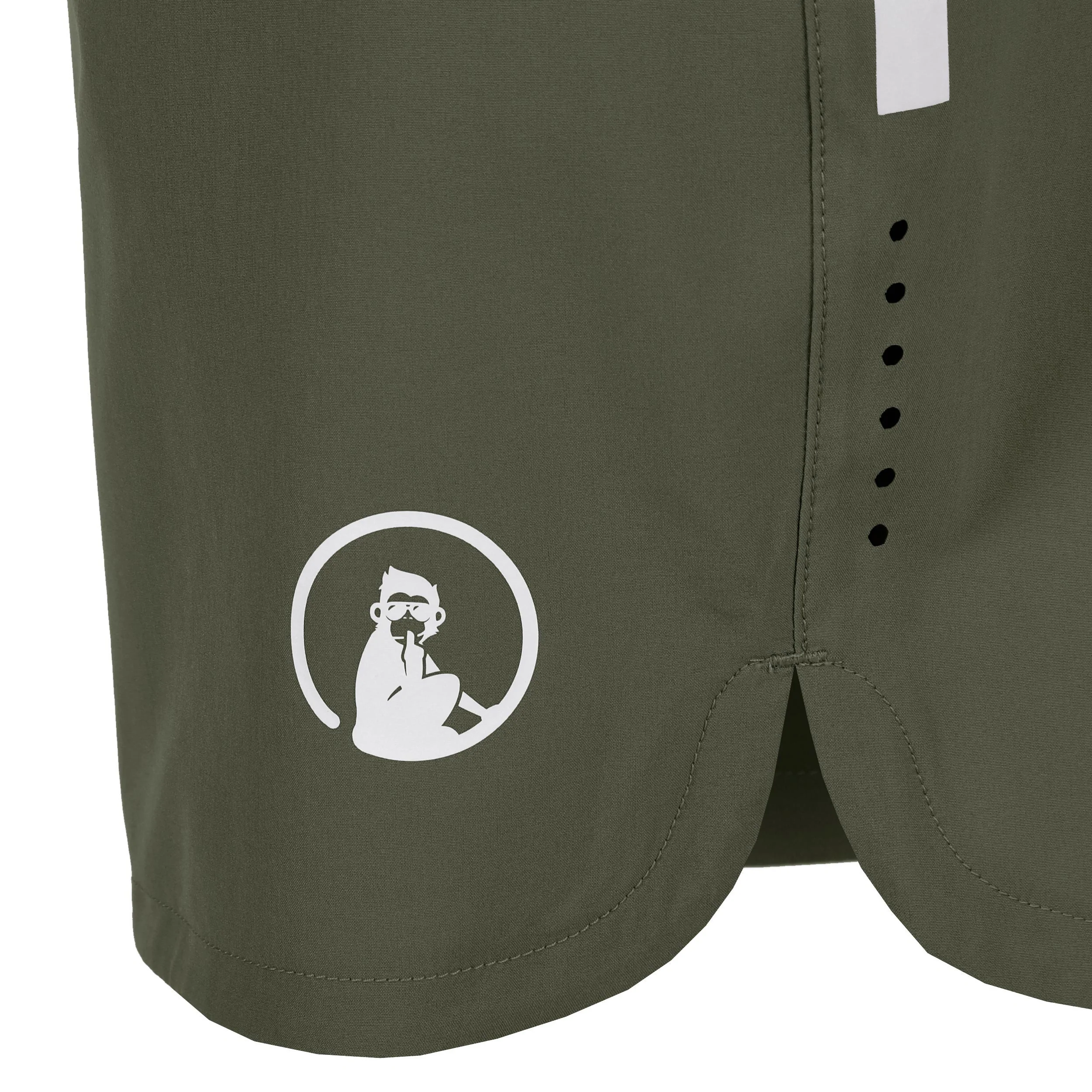 Memories Drop 7in Shorts Heren - donkergroen - Image 3