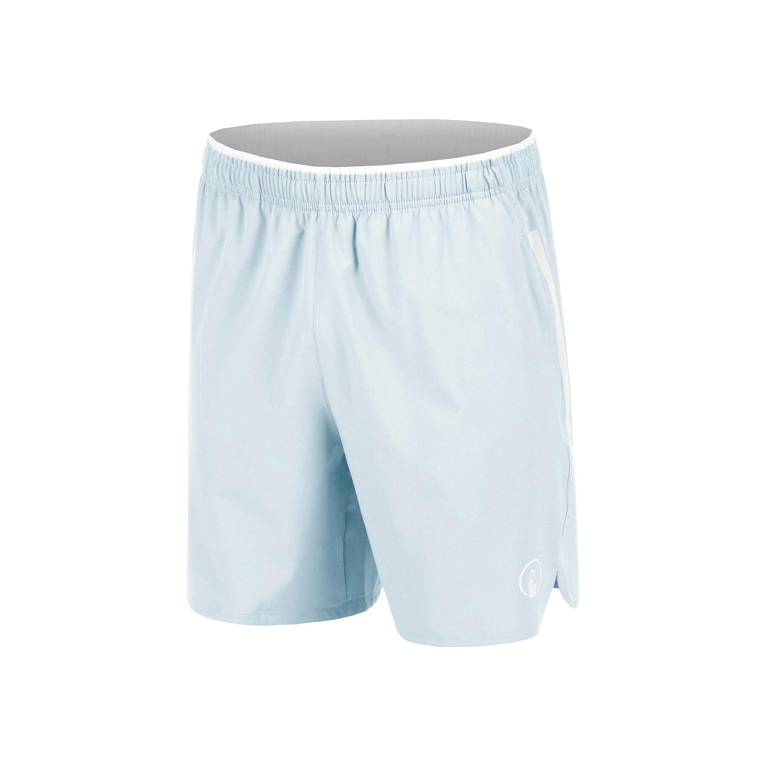 Memories Drop 7in Shorts Heren - lichtblauw, gebroken wit