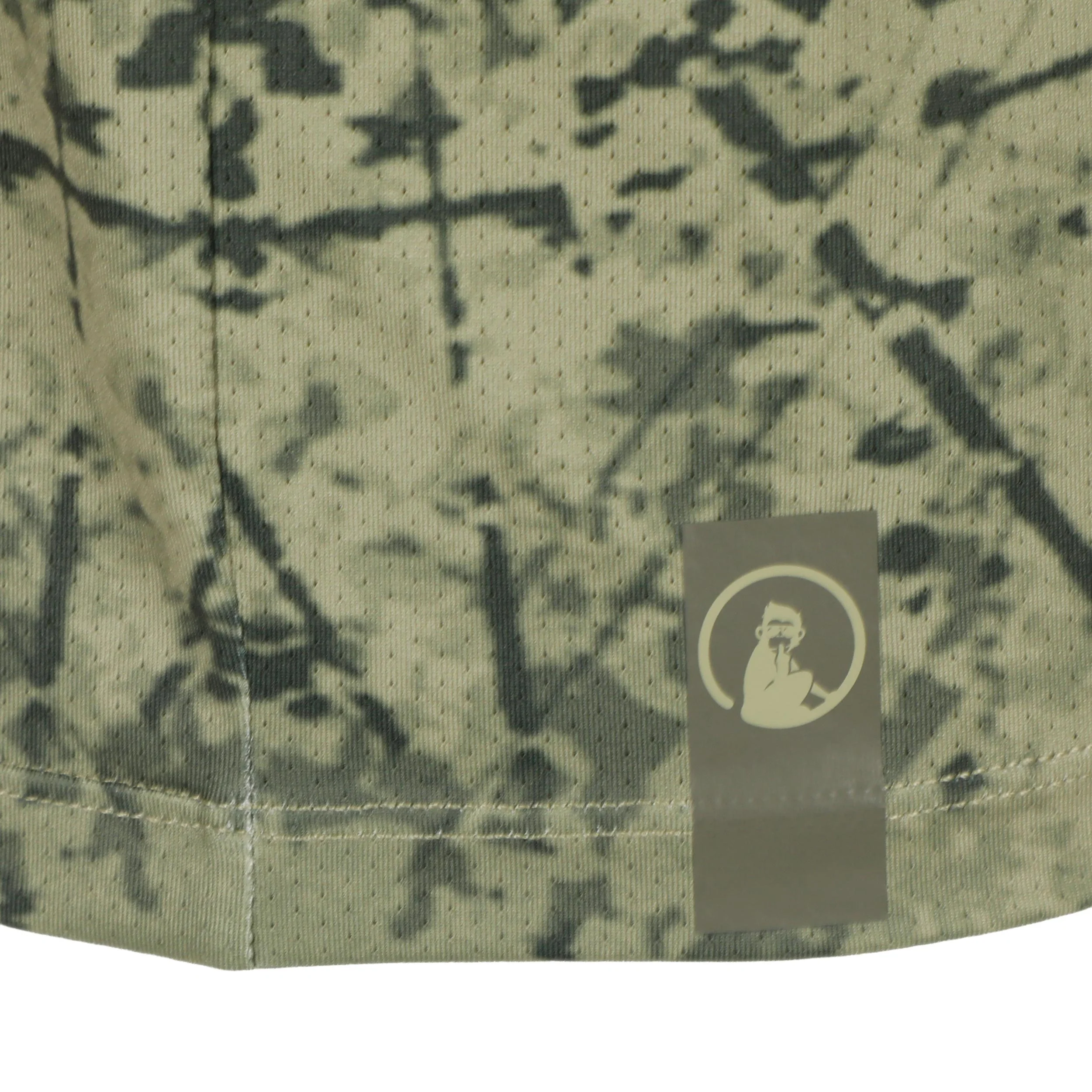 Memories Receiver Scrubbled T-shirt Heren - kaki - Image 5