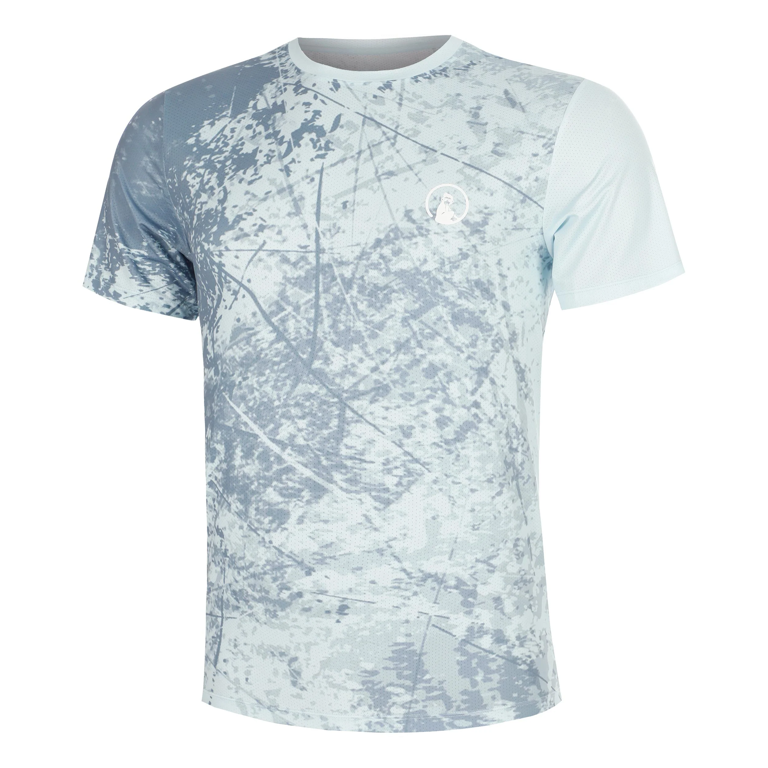 Memories Receiver Scrubbled T-shirt Heren - lichtblauw