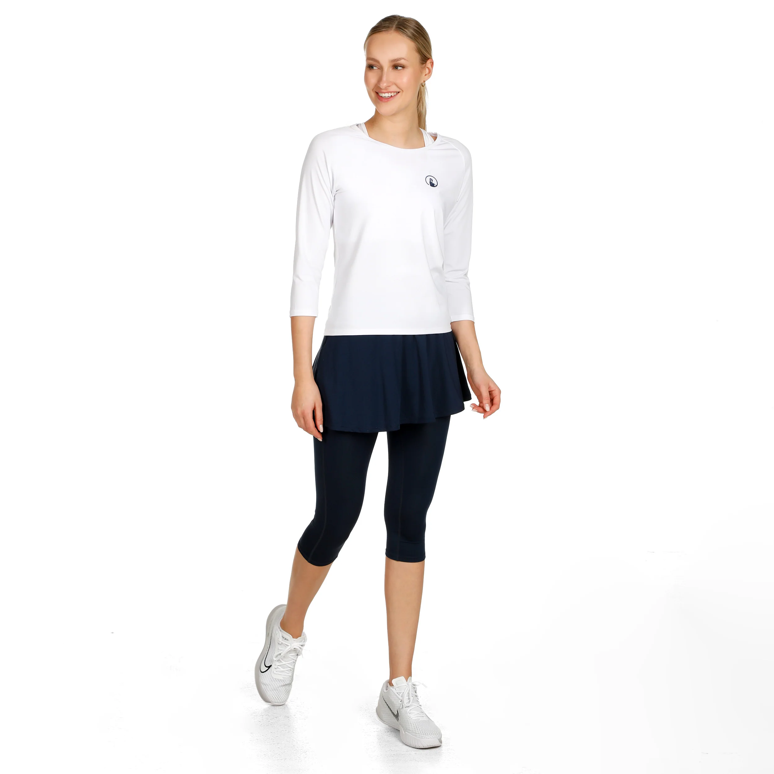 Mixed Longsleeve Dames-Wit - Image 3