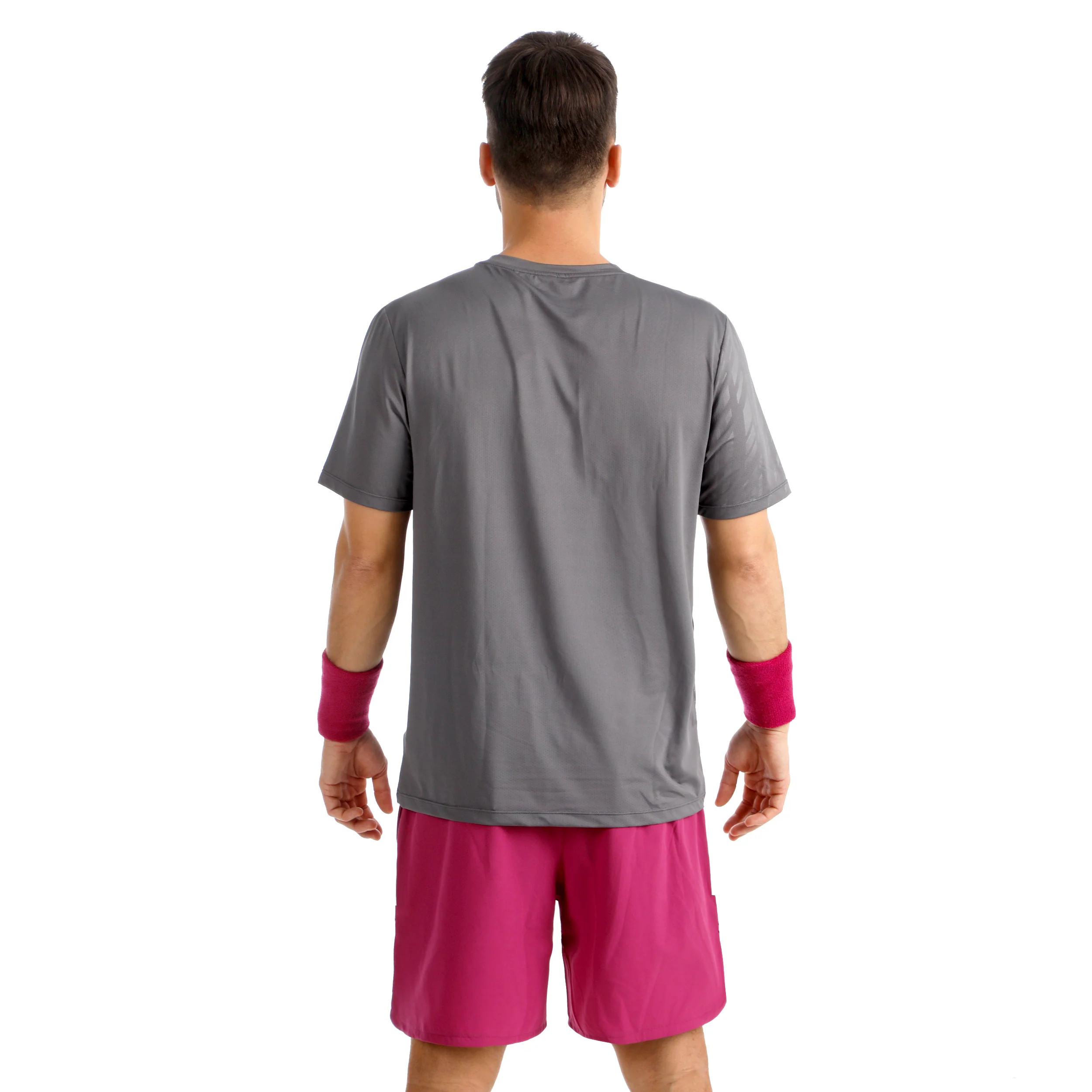 Receiver Embossed T-shirt Heren - grijs, wit - Image 7
