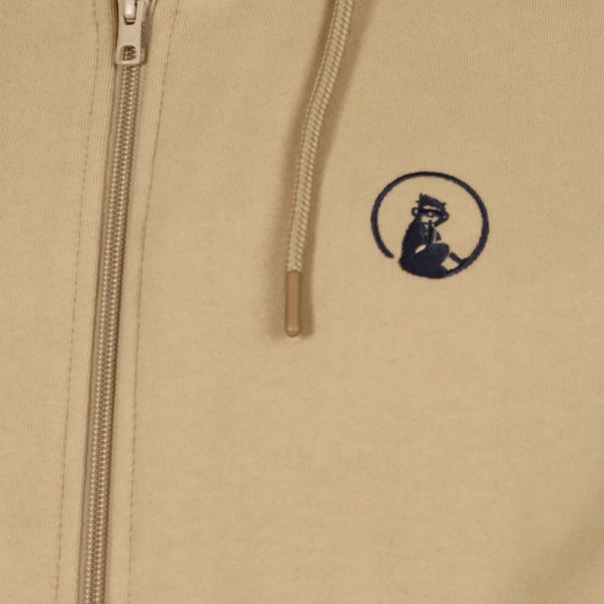 Wild Tonal Zip Sportjas Heren-Beige - Image 4