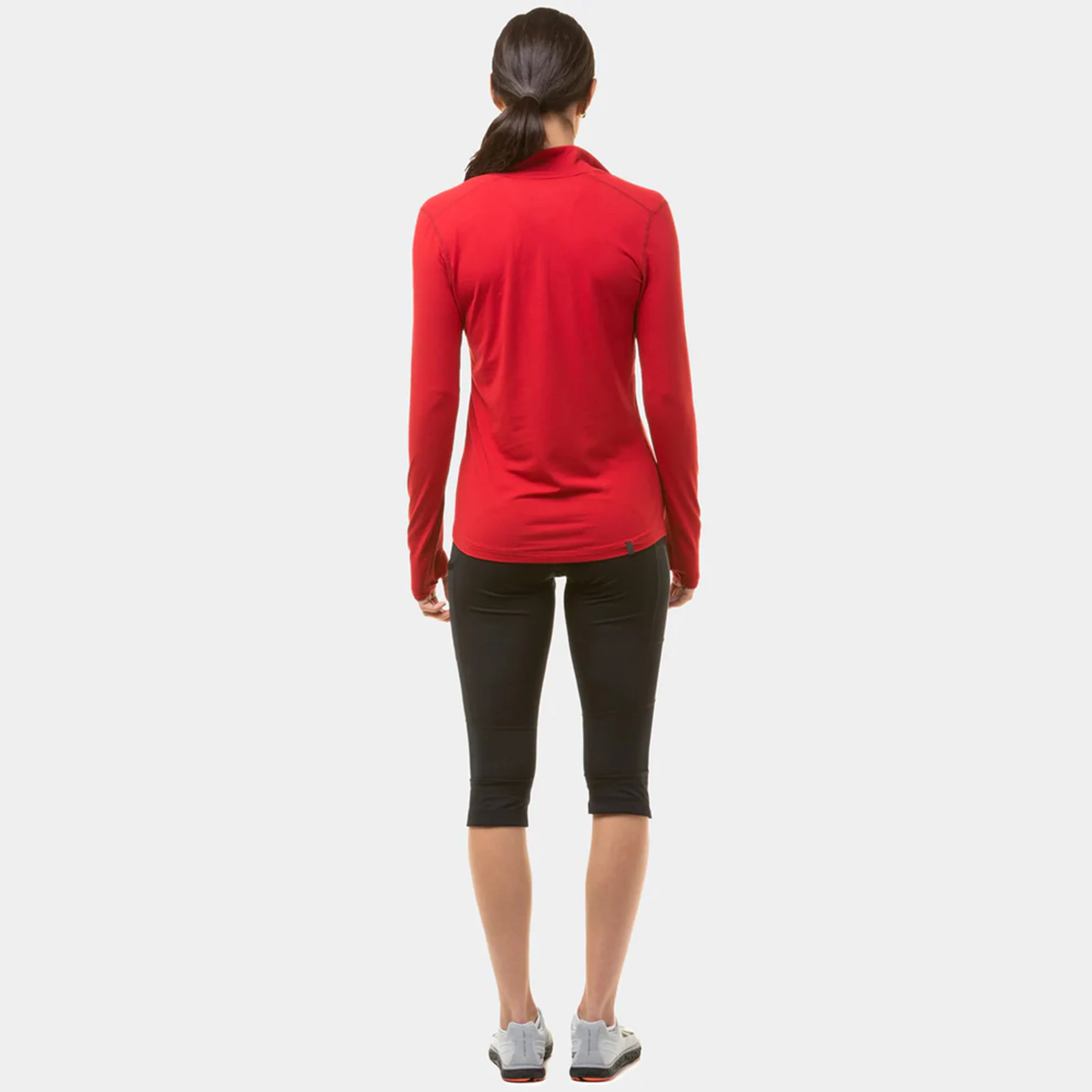 Core Thermal 1/2 Zip Hardloopshirt Dames-Rood - Image 4