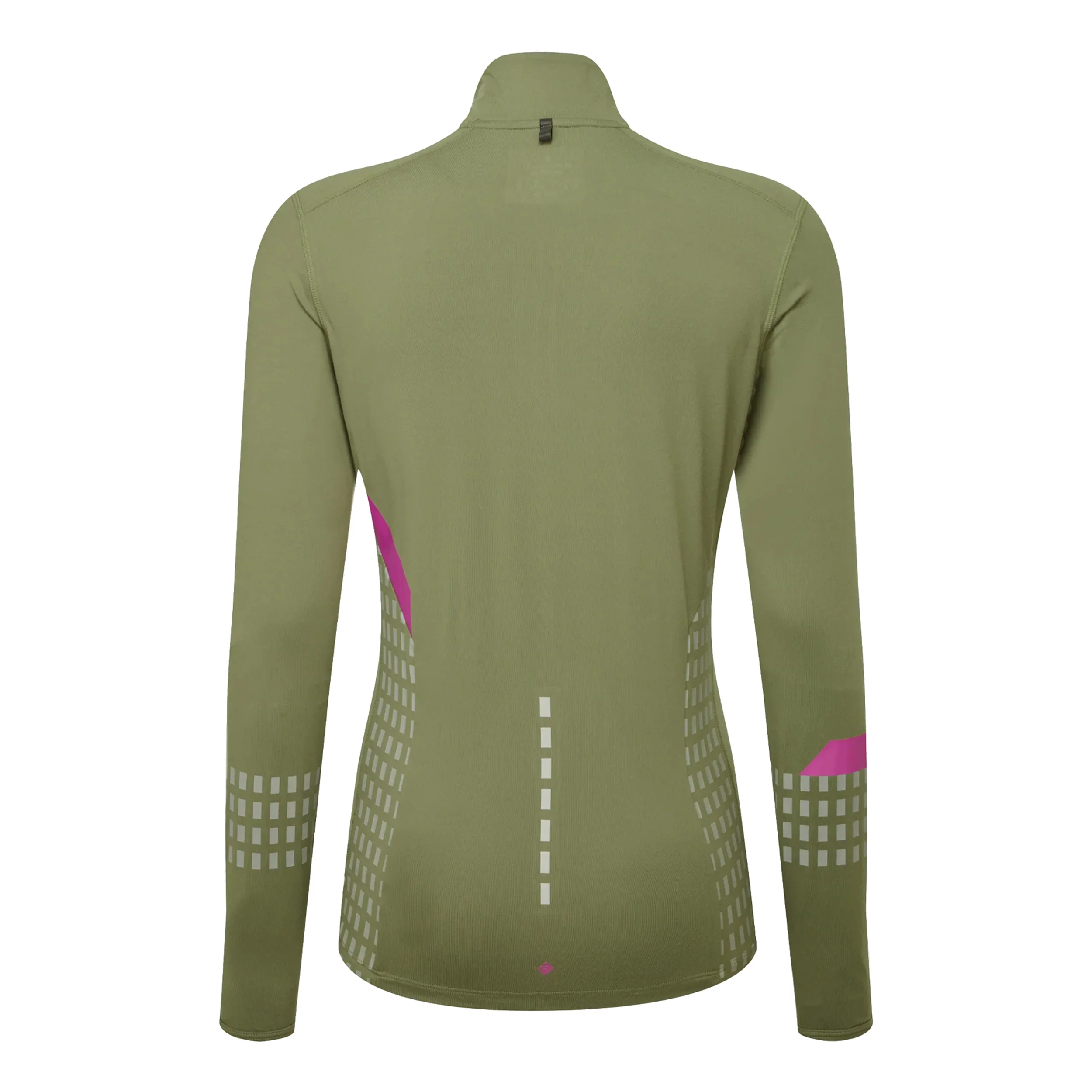 Tech Afterhours 1/2 Zip Hardloopshirt Dames-Olijf - Image 2