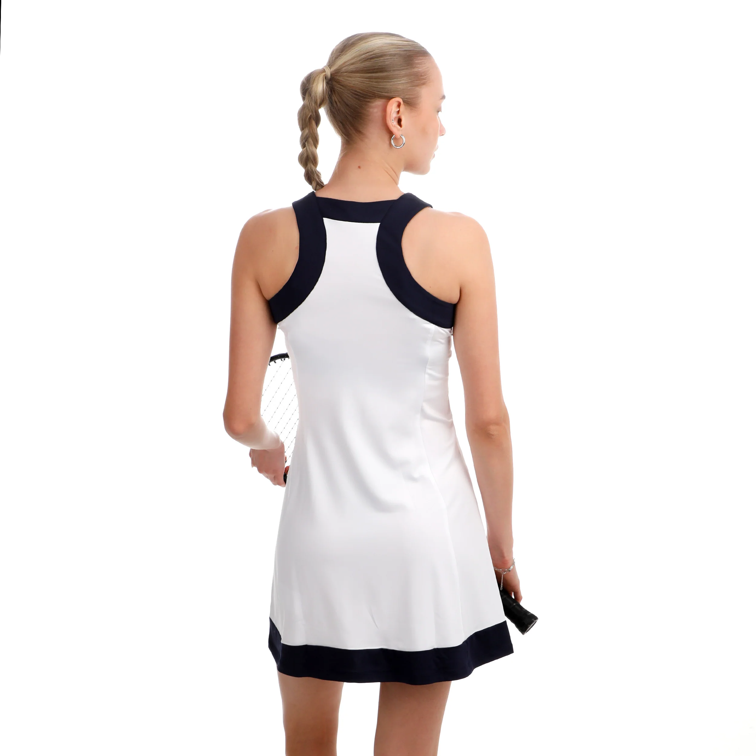 TCP Jurk Dames - wit, donkerblauw - Image 6
