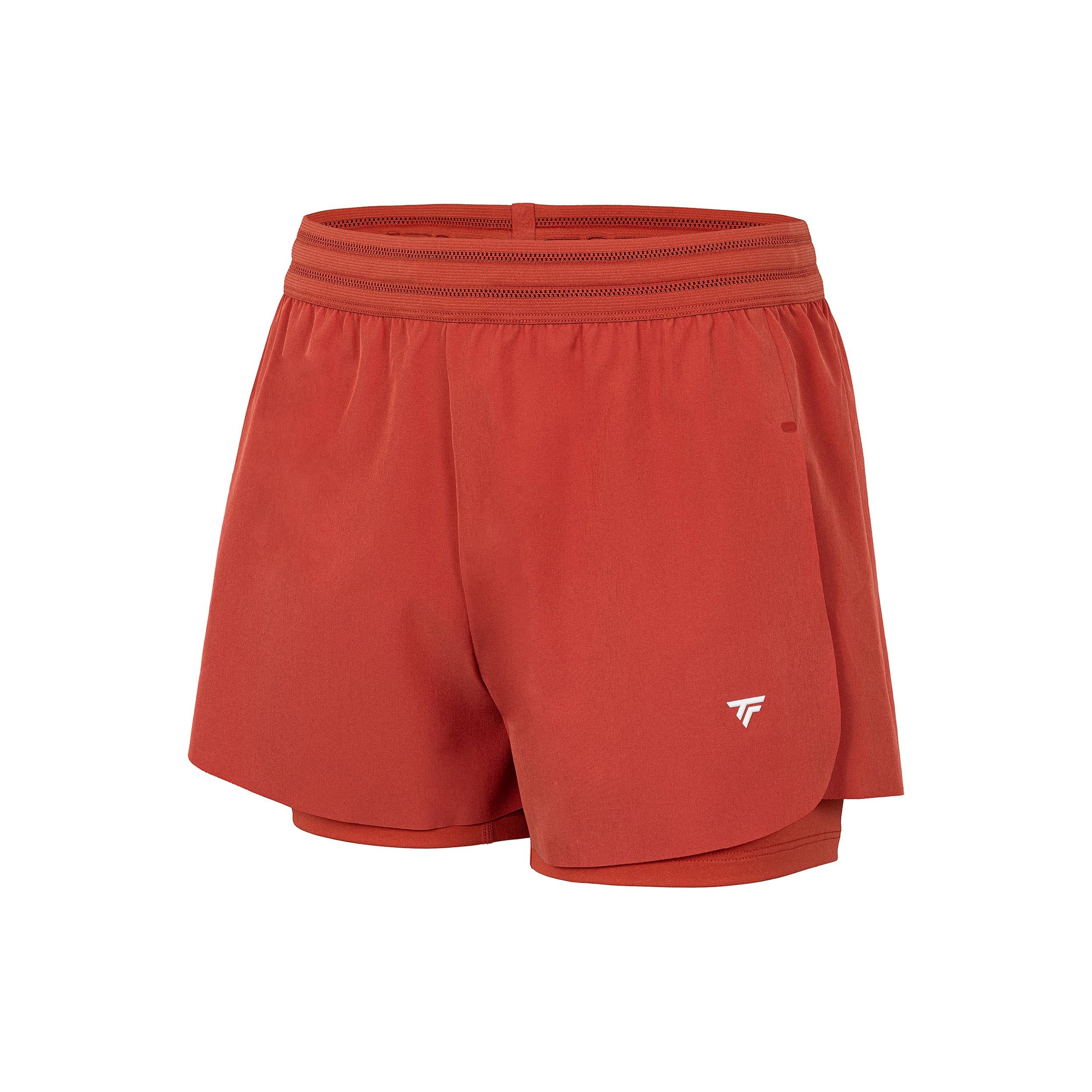 Team Stretch Shorts Dames - roest