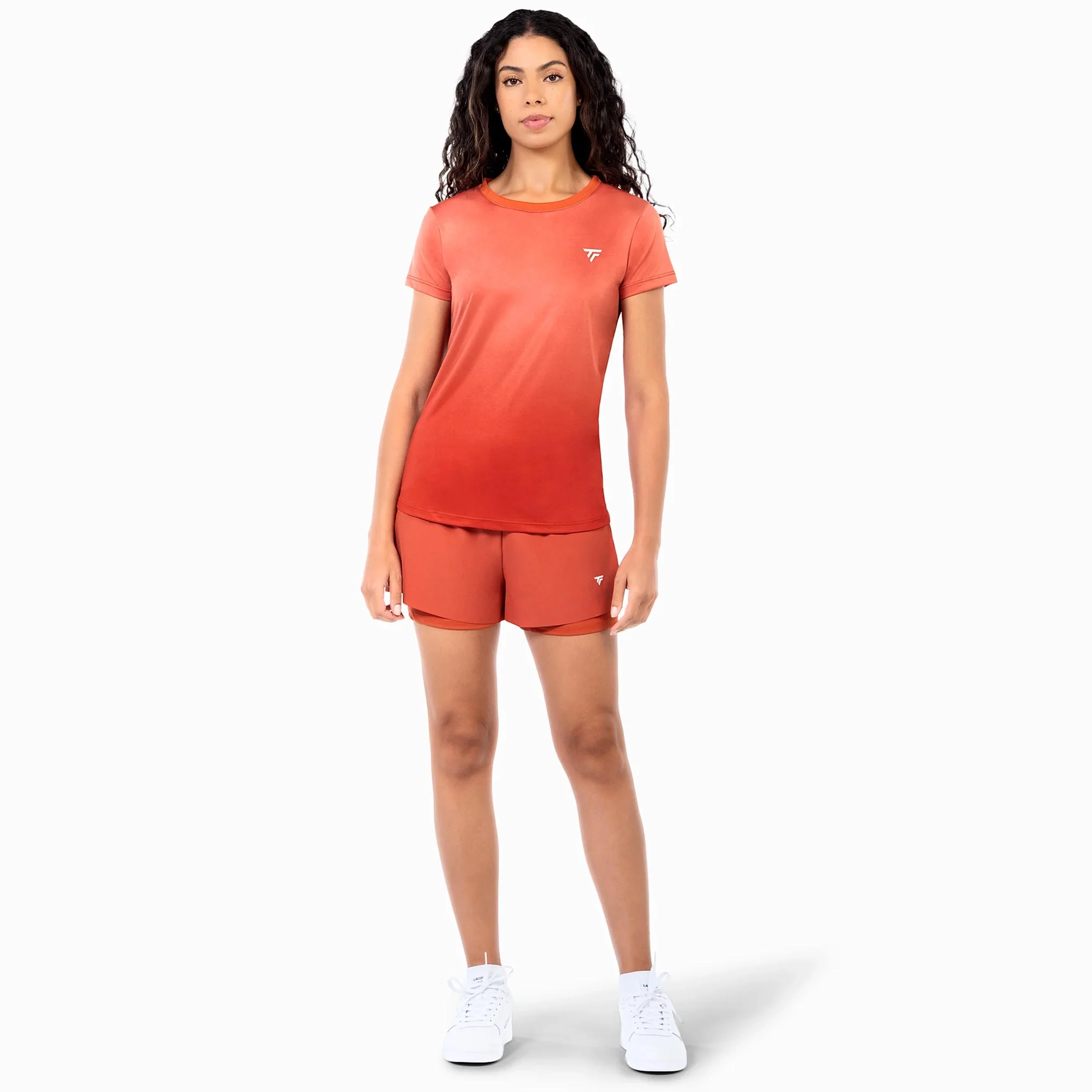 Team Stretch Shorts Dames - roest - Image 3