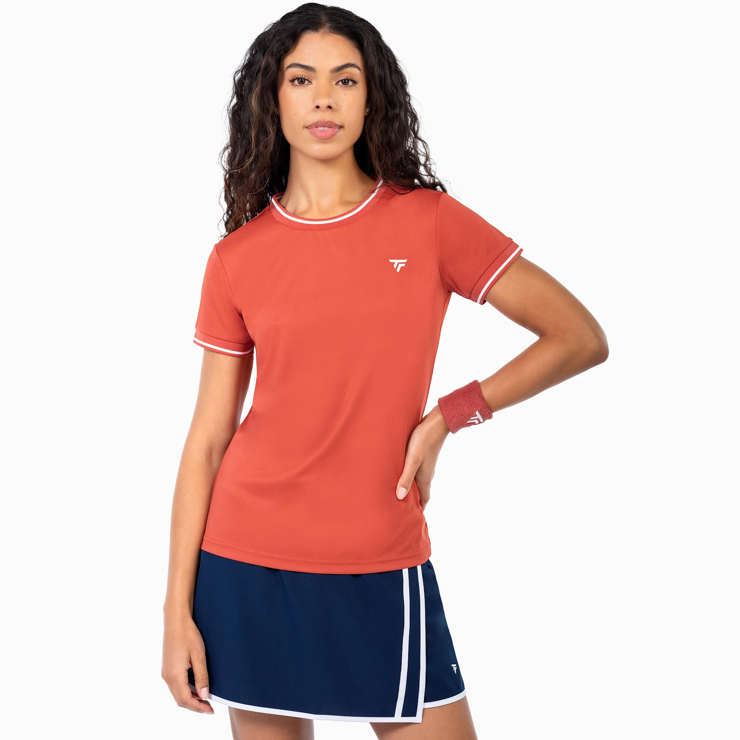 Team Tech T-shirt Dames - roest - Image 3