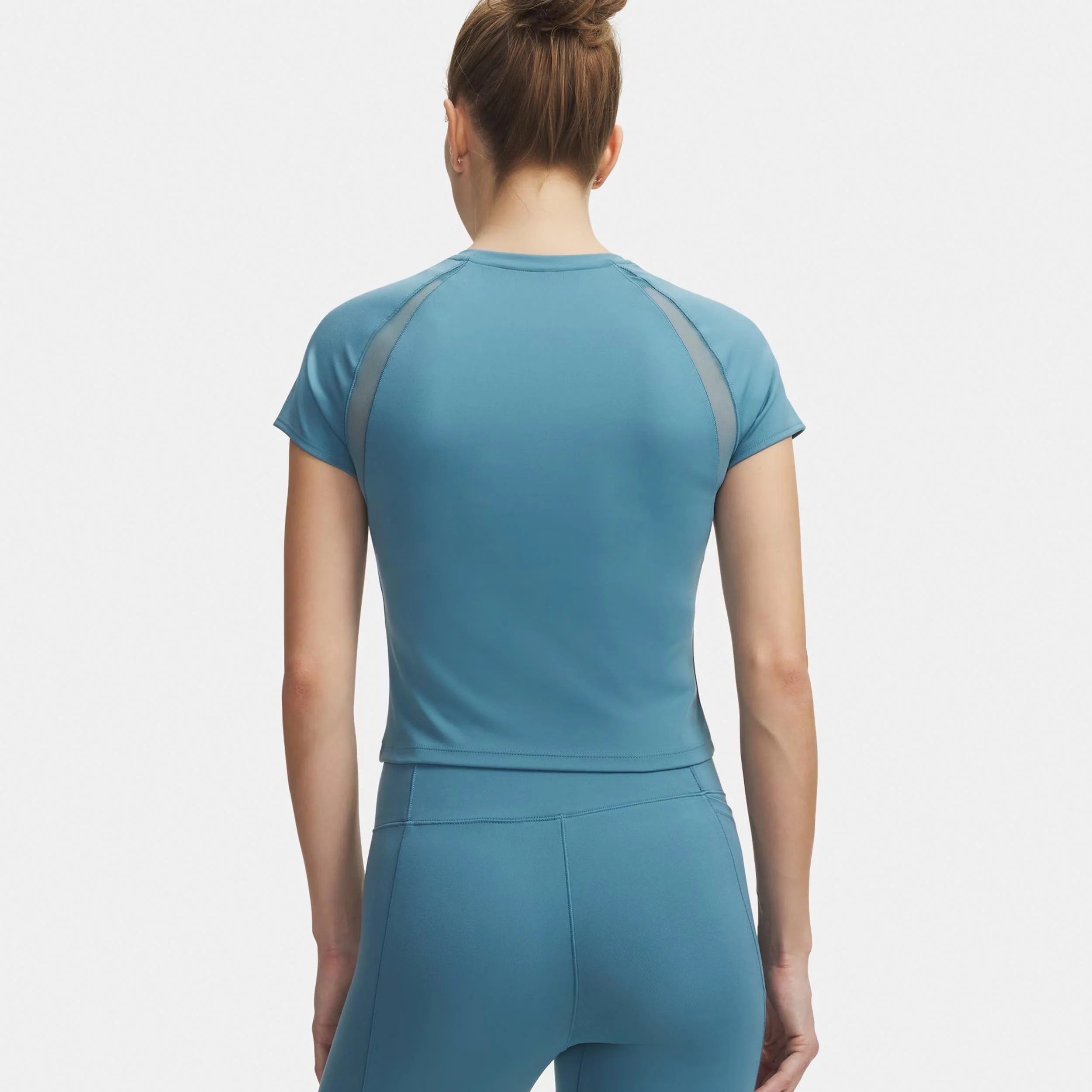 Motion Mesh T-shirt Dames-blauw - Image 2