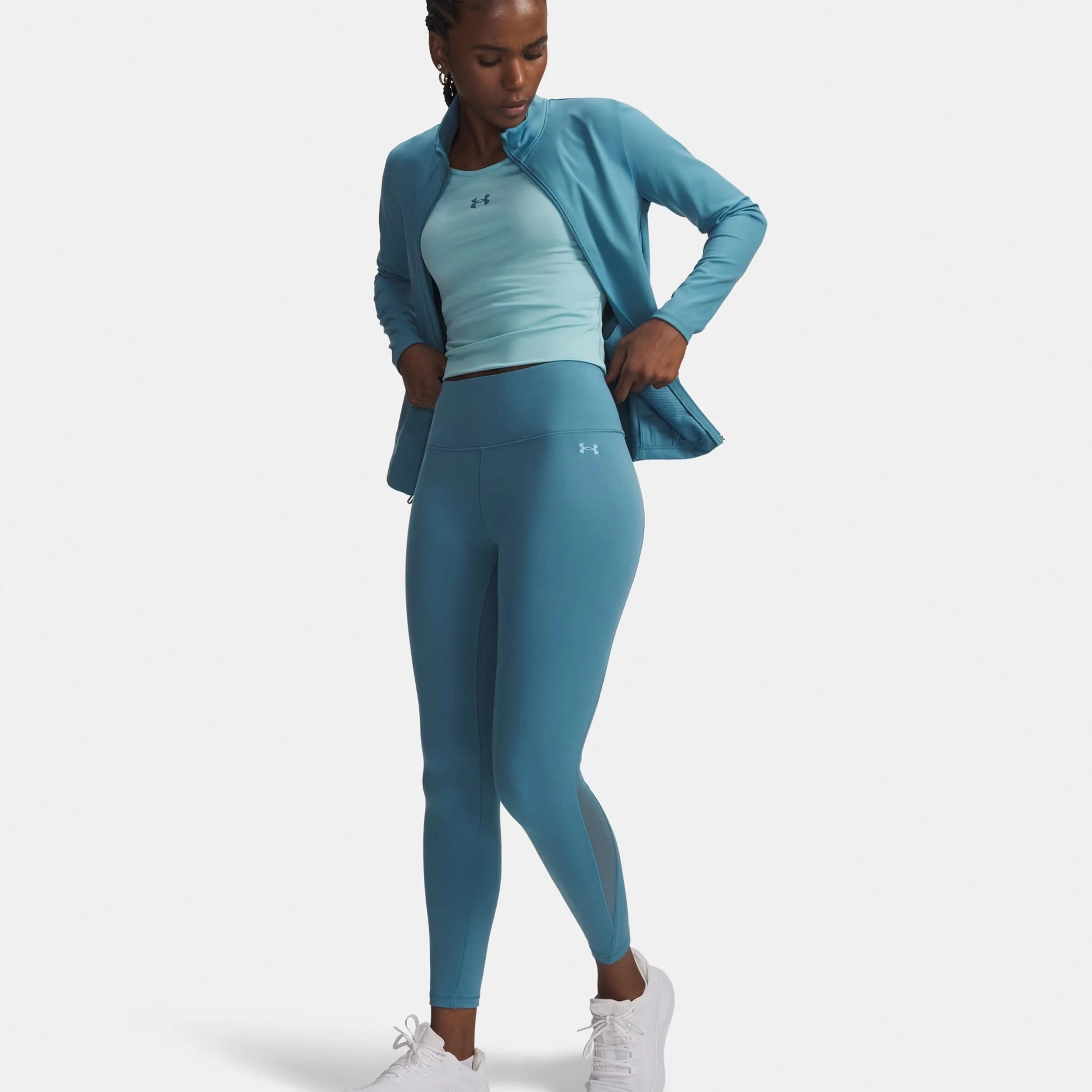 Motion Mesh Tight Dames-blauw - Image 3