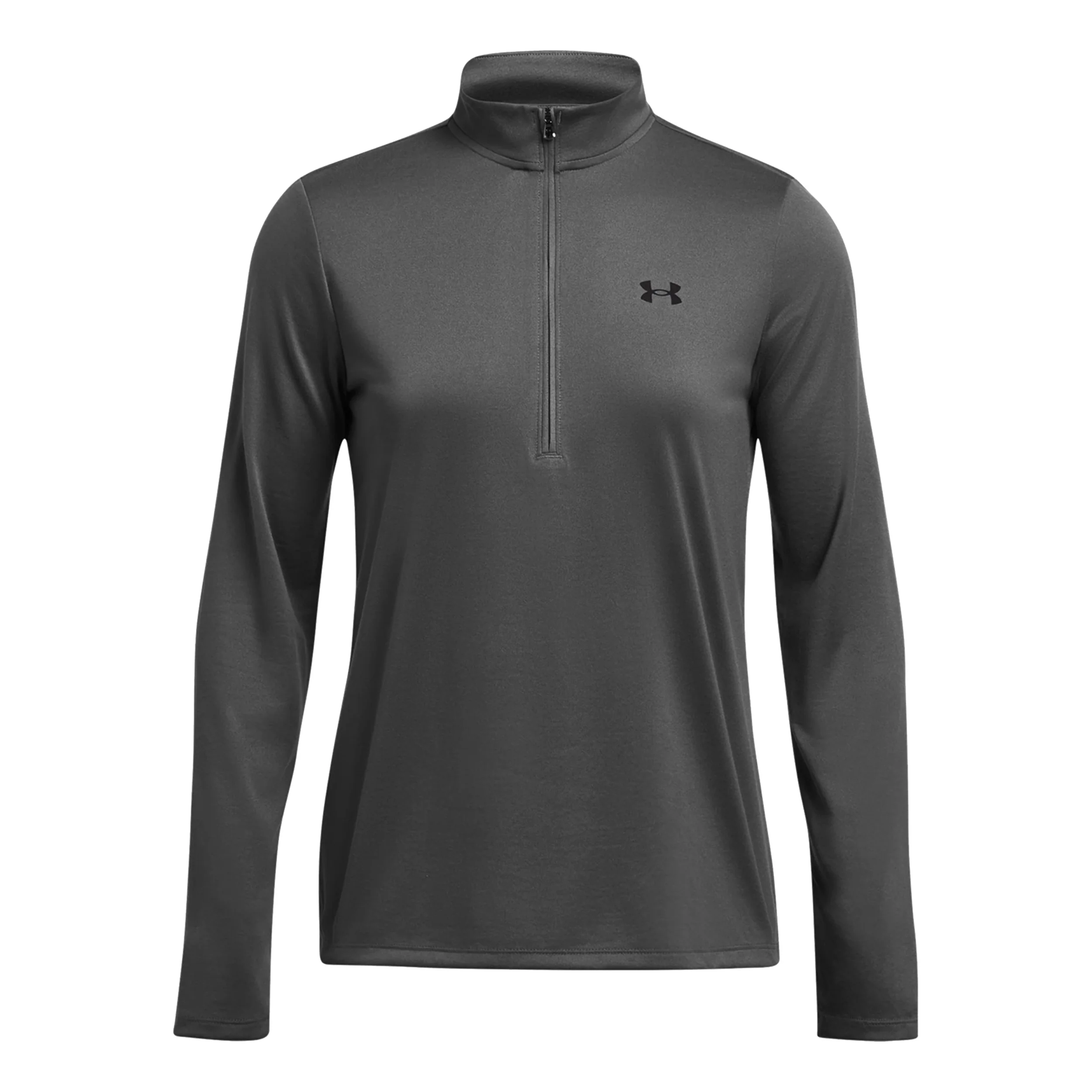 Tech 1/2 Zip Longsleeve Dames-Grijs