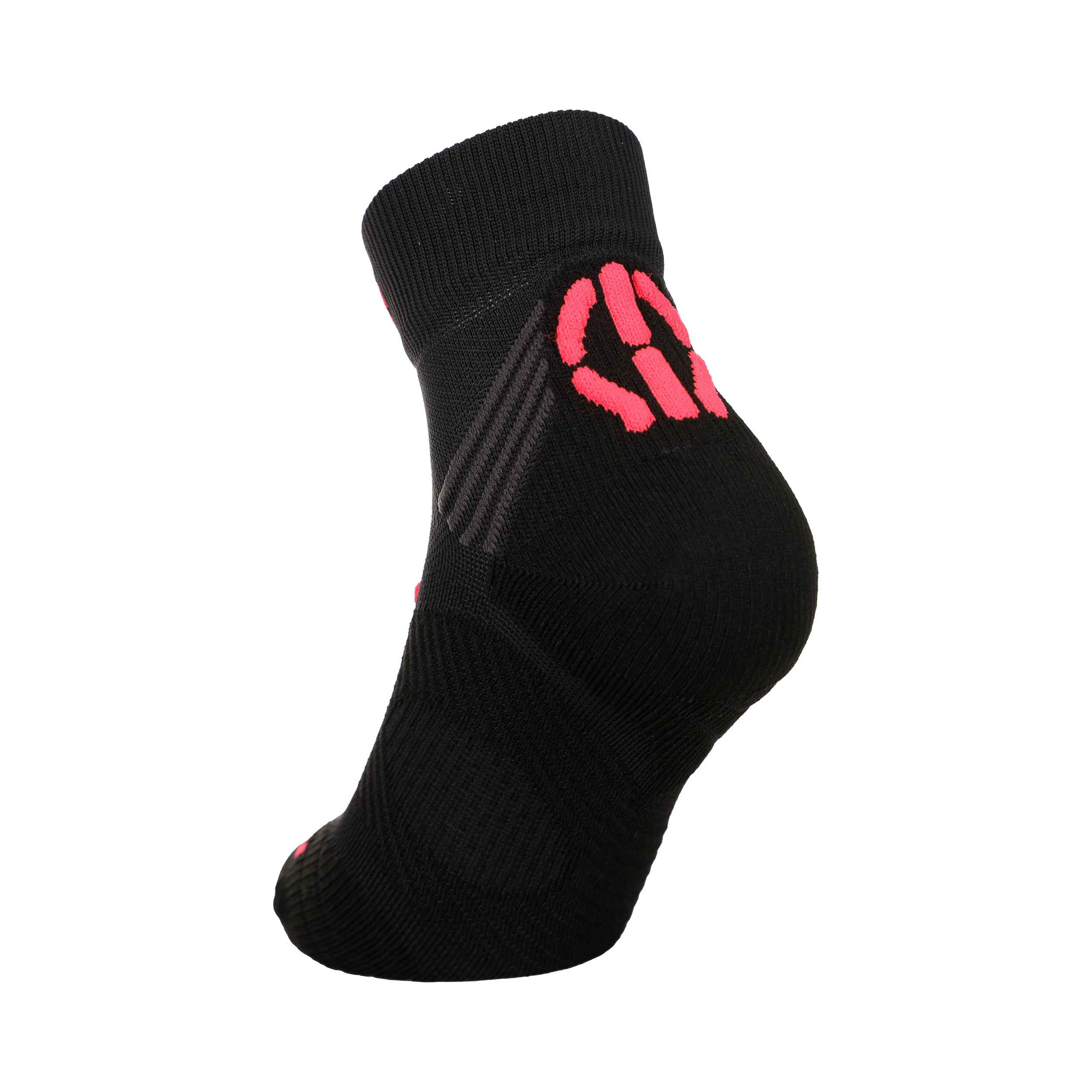 Super Fast Hardloopsokken Verpakking 2 Stuks Dames-Zwart,Koraal - Image 4