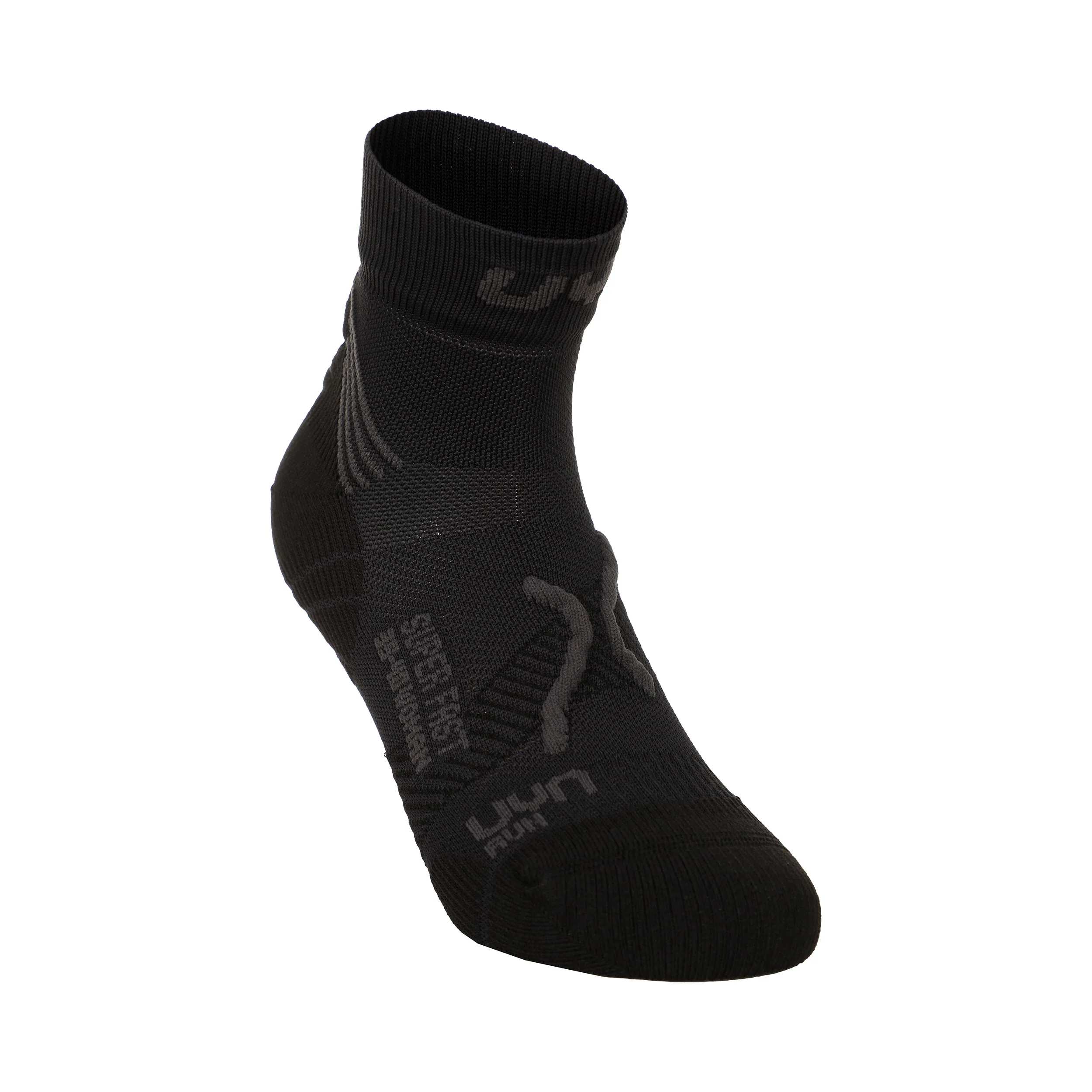 Super Fast Hardloopsokken Verpakking 2 Stuks Dames-Zwart,Koraal - Image 7