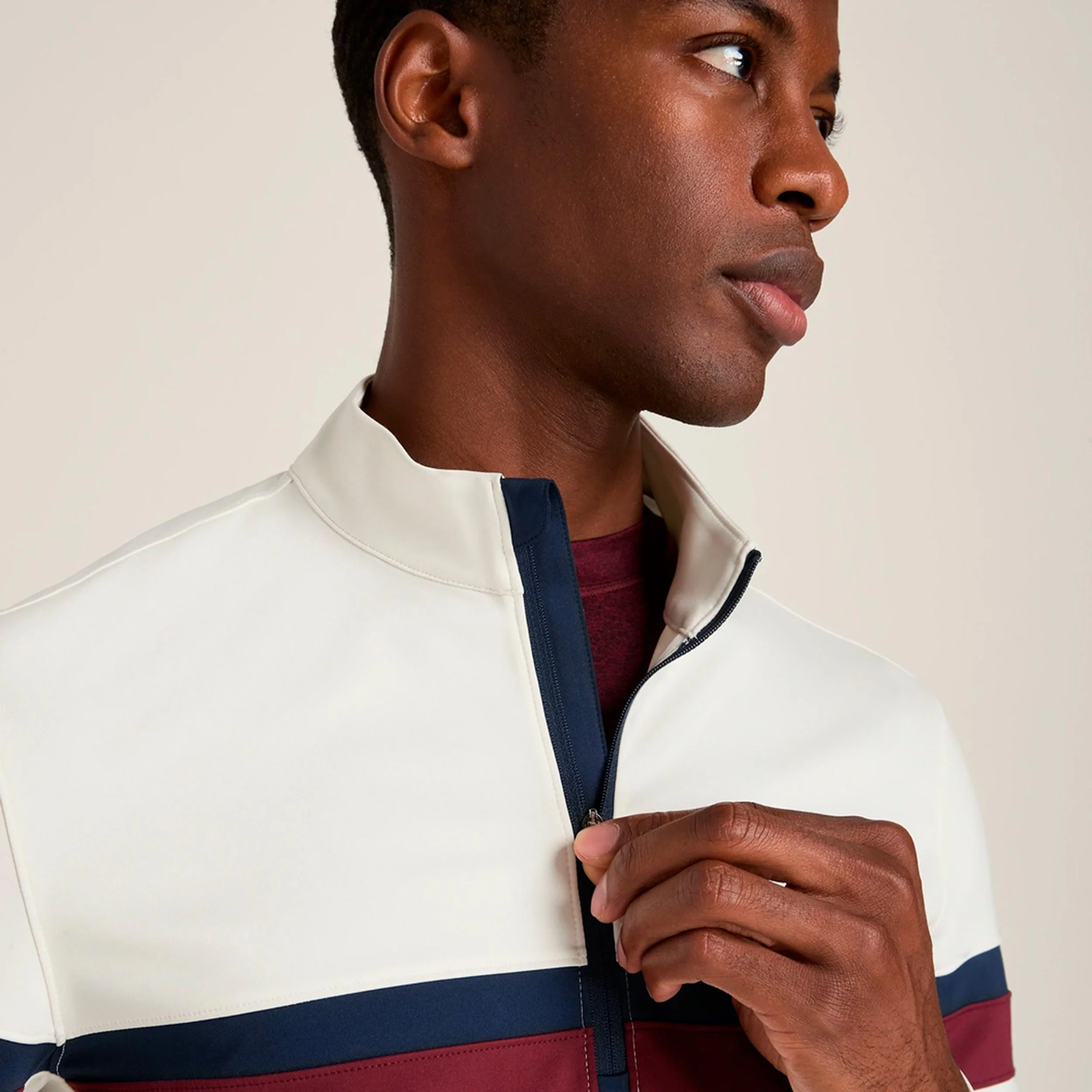 Elevate Performance Half-Zip Longsleeve Heren-zand - Image 4