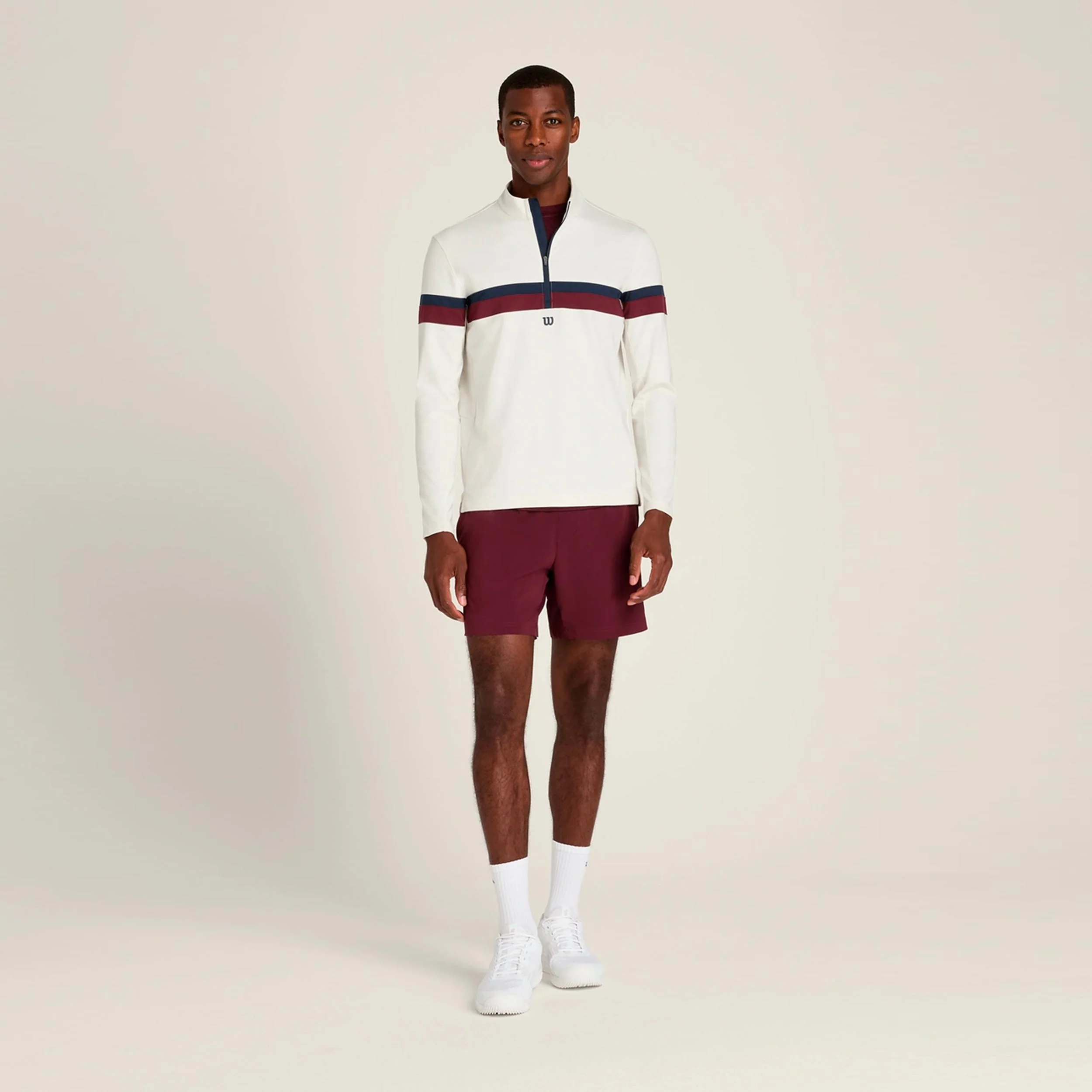 Elevate Performance Half-Zip Longsleeve Heren-zand - Image 5