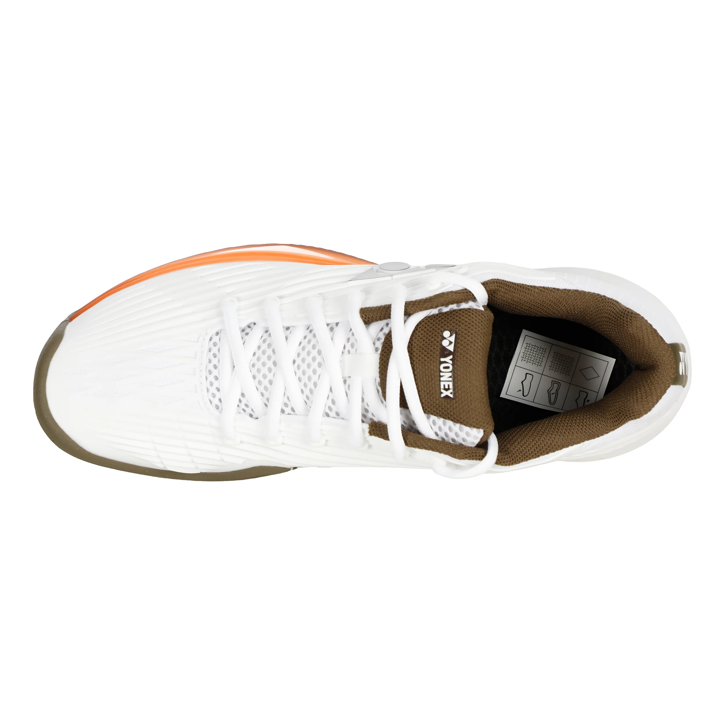 Eclipsion 5 Allcourt schoen Dames - wit, bruin - Image 3
